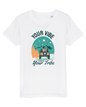 Your vibe attracts your tribe - culori deschise White