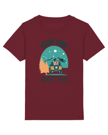 Your vibe attracts your tribe - culori deschise Burgundy