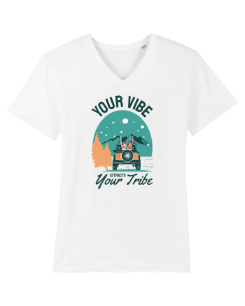 Your vibe attracts your tribe - culori deschise White
