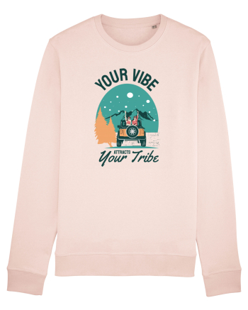 Your vibe attracts your tribe - culori deschise Candy Pink