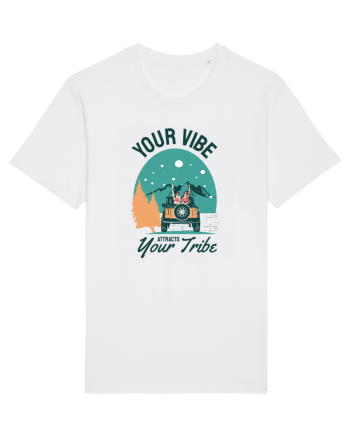 Your vibe attracts your tribe - culori deschise White