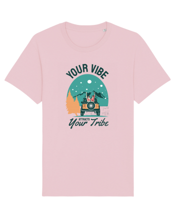 Your vibe attracts your tribe - culori deschise Cotton Pink