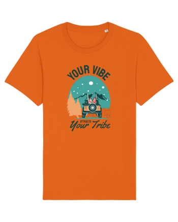 Your vibe attracts your tribe - culori deschise Bright Orange