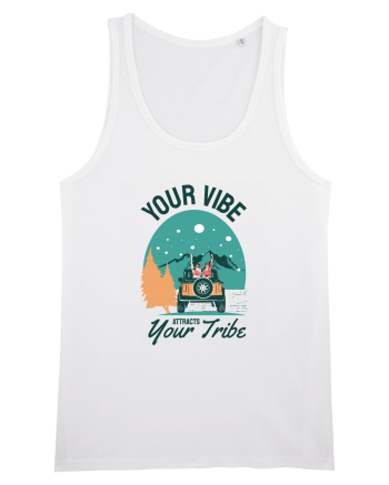 Your vibe attracts your tribe - culori deschise White
