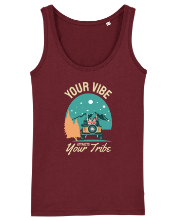 Your vibe attracts your tribe - culori inchise Burgundy