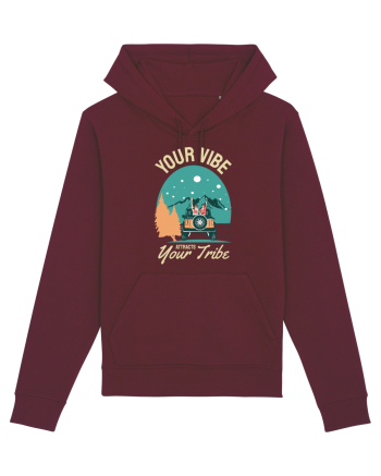 Your vibe attracts your tribe - culori inchise Burgundy
