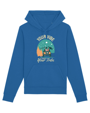 Your vibe attracts your tribe - culori inchise Royal Blue