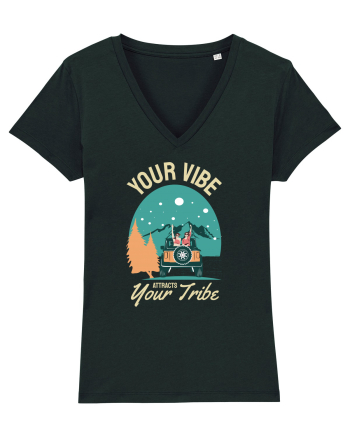 Your vibe attracts your tribe - culori inchise Black