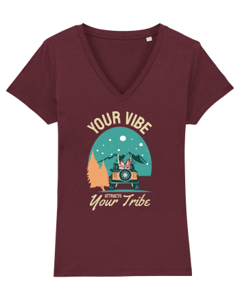 Your vibe attracts your tribe - culori inchise Burgundy