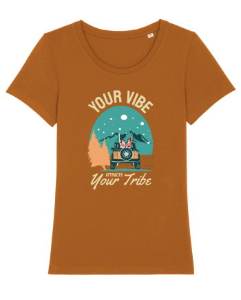 Your vibe attracts your tribe - culori inchise Roasted Orange