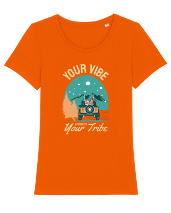 Your vibe attracts your tribe - culori inchise Bright Orange