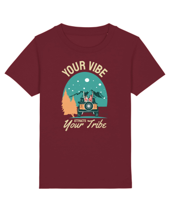 Your vibe attracts your tribe - culori inchise Burgundy