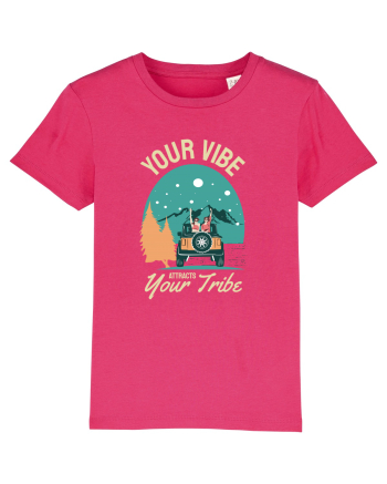 Your vibe attracts your tribe - culori inchise Raspberry
