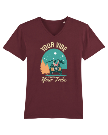 Your vibe attracts your tribe - culori inchise Burgundy