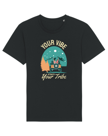 Your vibe attracts your tribe - culori inchise Black