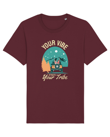 Your vibe attracts your tribe - culori inchise Burgundy
