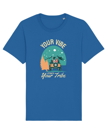 Your vibe attracts your tribe - culori inchise Royal Blue