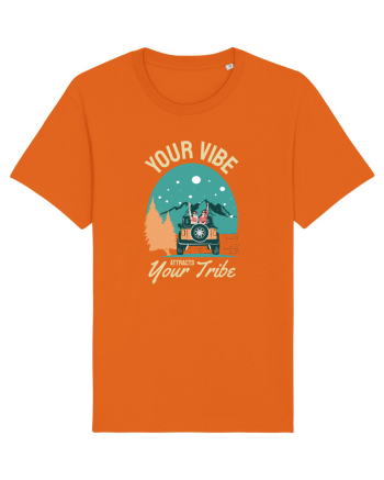 Your vibe attracts your tribe - culori inchise Bright Orange