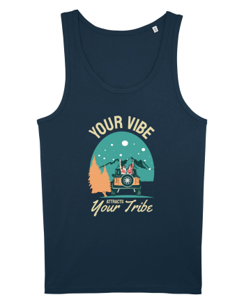Your vibe attracts your tribe - culori inchise Navy