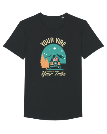 Your vibe attracts your tribe - culori inchise Black