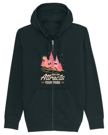 Pentru montaniarzi - Your vibe attracts your tribe Black