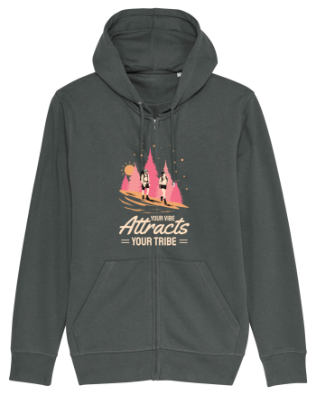 Pentru montaniarzi - Your vibe attracts your tribe Anthracite