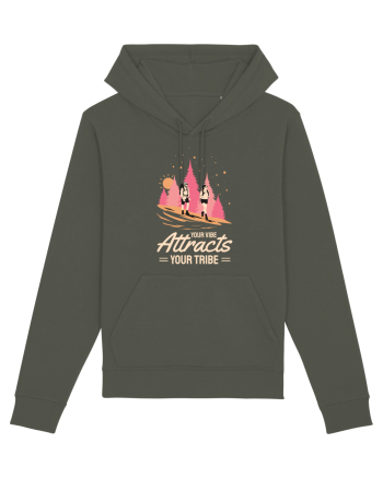Pentru montaniarzi - Your vibe attracts your tribe Khaki