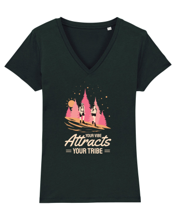 Pentru montaniarzi - Your vibe attracts your tribe Black