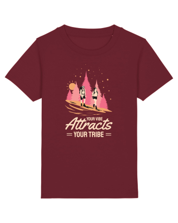 Pentru montaniarzi - Your vibe attracts your tribe Burgundy