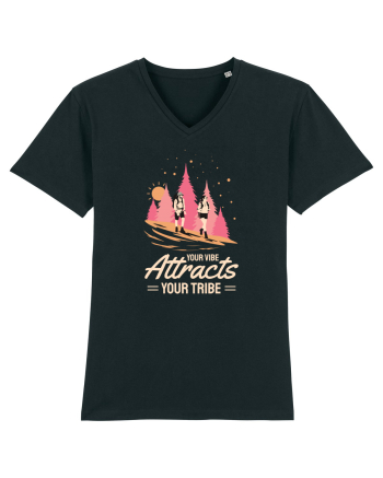 Pentru montaniarzi - Your vibe attracts your tribe Black