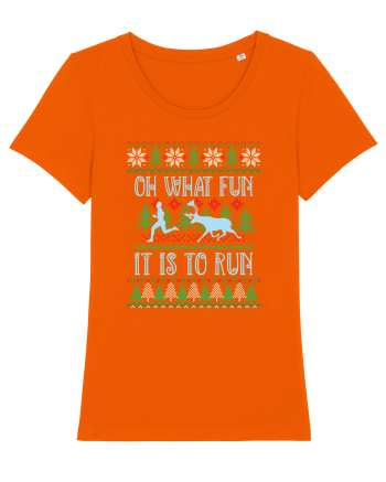 Pentru alergatori - Oh what fun it is to run Bright Orange