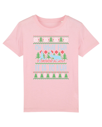 Pentru alergatori - Oh what fun it is to run Cotton Pink