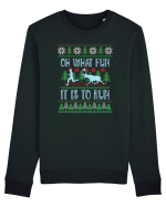Pentru alergatori - Oh what fun it is to run Bluză mânecă lungă Unisex Rise