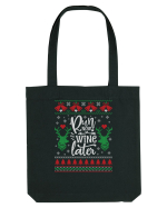 in stil ugly sweater - Run now wine later Sacoșă textilă