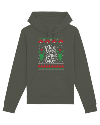 in stil ugly sweater - Run now wine later Khaki