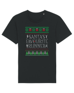 Pentru alergatori - Santa's favourite runner Tricou mânecă scurtă Unisex Rocker