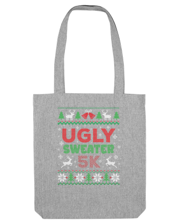 in stil ugly sweater - Ugly sweater 5k Heather Grey