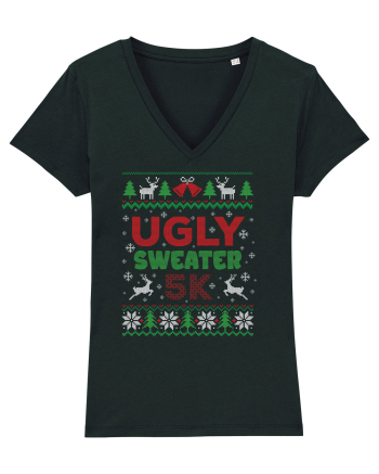 in stil ugly sweater - Ugly sweater 5k Black