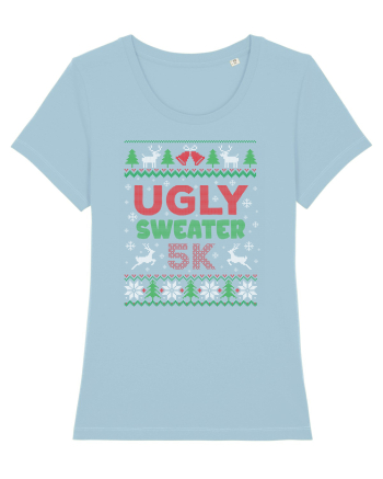 in stil ugly sweater - Ugly sweater 5k Sky Blue