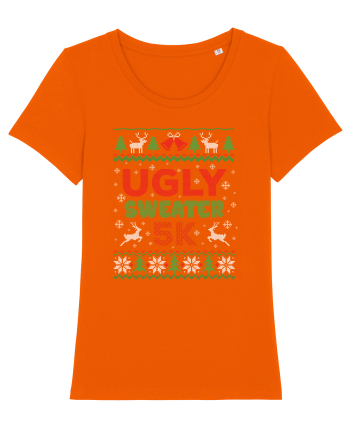 in stil ugly sweater - Ugly sweater 5k Bright Orange
