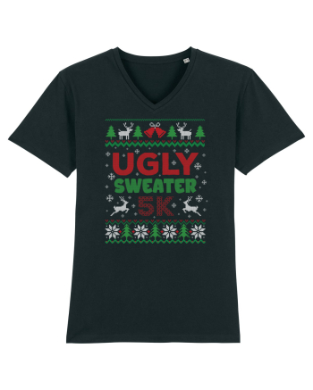 in stil ugly sweater - Ugly sweater 5k Black