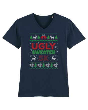 in stil ugly sweater - Ugly sweater 5k French Navy