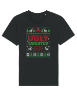 in stil ugly sweater - Ugly sweater 5k Tricou mânecă scurtă Unisex Rocker