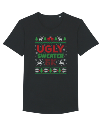 in stil ugly sweater - Ugly sweater 5k Black