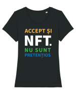 Accept si NFT Tricou mânecă scurtă guler larg fitted Damă Expresser