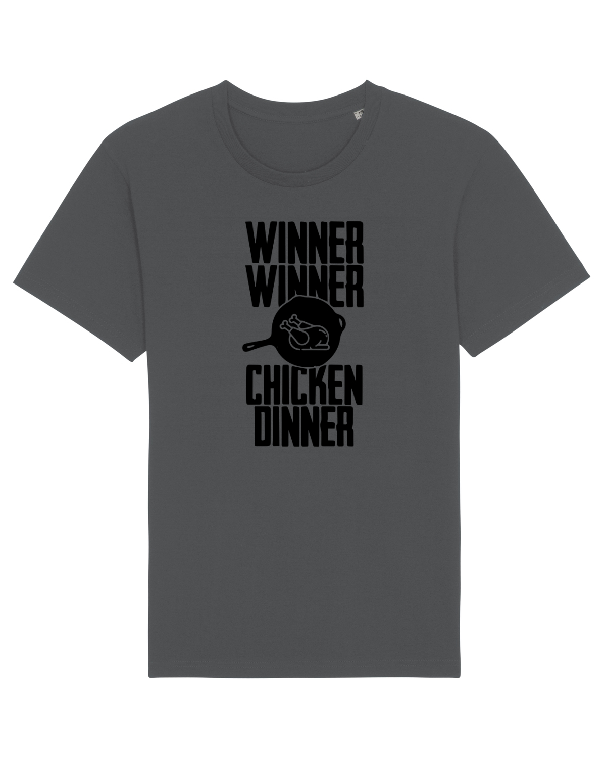 Tricou mânecă scurtă Unisex Rocker Anthracite