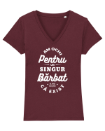 Am ochi pentru un singur bărbat Tricou mânecă scurtă guler V Damă Evoker