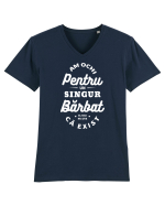 Am ochi pentru un singur bărbat Tricou mânecă scurtă guler V Bărbat Presenter