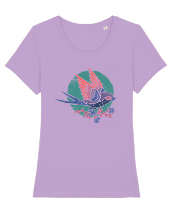 Vintage bird Lavender Dawn