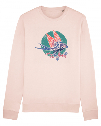 Vintage bird Candy Pink